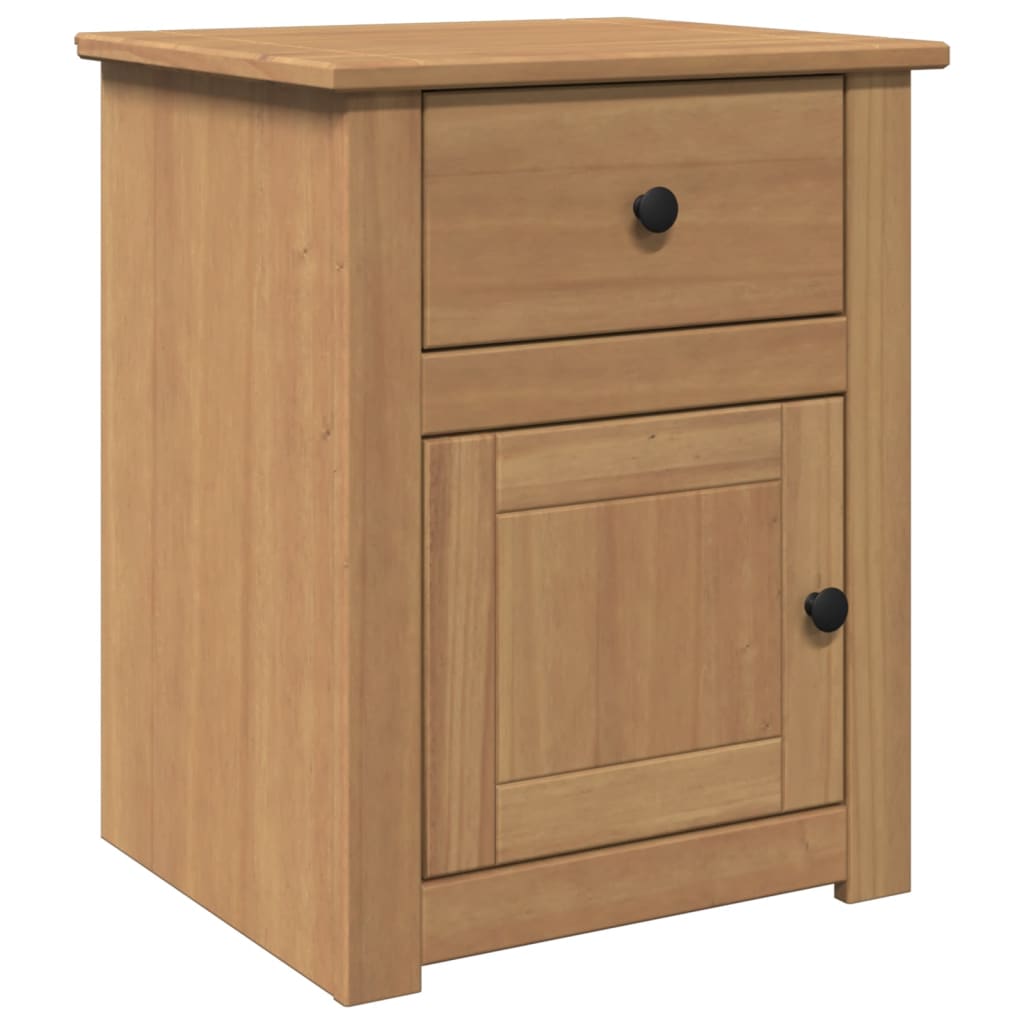 vidaXL Bedside Cabinet PANAMA 46x40x57 cm Solid Wood Pine 2