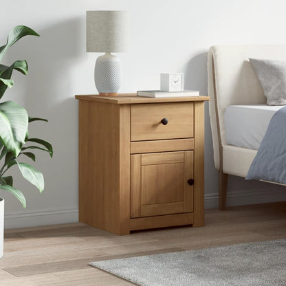 vidaXL Bedside Cabinet PANAMA 46x40x57 cm Solid Wood Pine 3