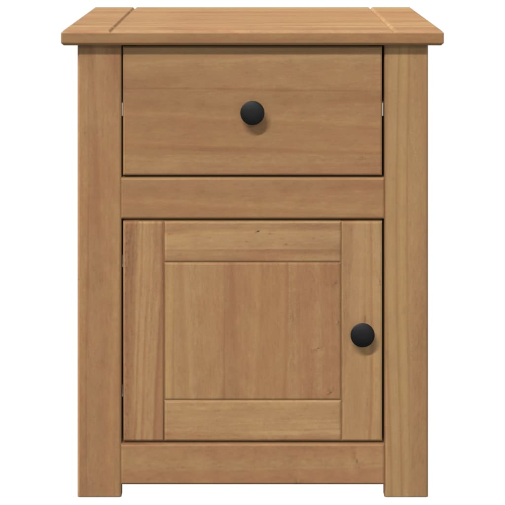 vidaXL Bedside Cabinet PANAMA 46x40x57 cm Solid Wood Pine 4