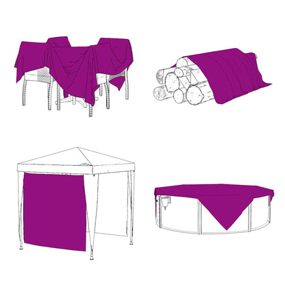vidaXL Plant Cover with Eyelets 3x5 m PVC 5
