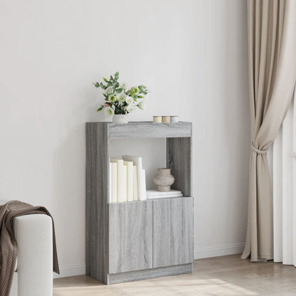 vidaXL Highboard Grey Sonoma 63x33x100 cm Engineered Wood 3