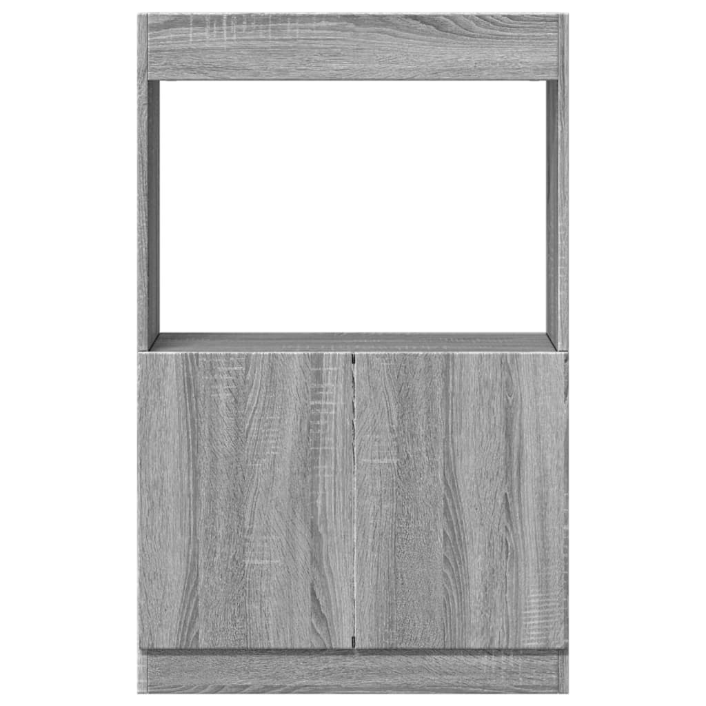 vidaXL Highboard Grey Sonoma 63x33x100 cm Engineered Wood 5