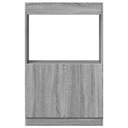 vidaXL Highboard Grey Sonoma 63x33x100 cm Engineered Wood 5