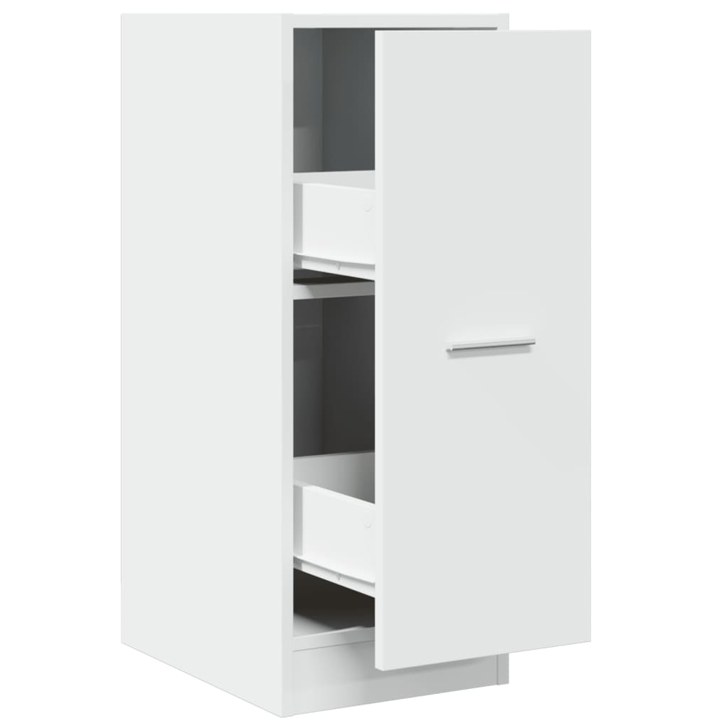 vidaXL Apothecary Cabinet White 30x41x77,5 cm Engineered Wood 2