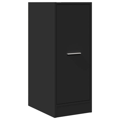vidaXL Apothecary Cabinet Black 30x41x77,5 cm Engineered Wood 4