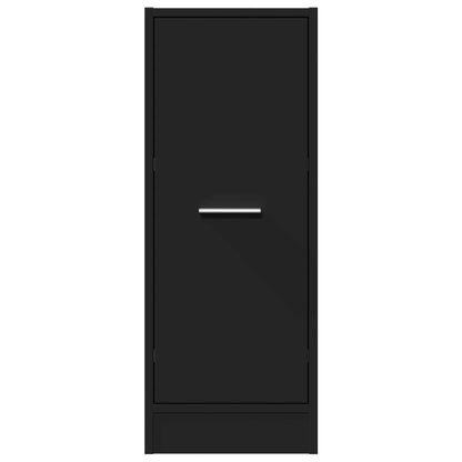 vidaXL Apothecary Cabinet Black 30x41x77,5 cm Engineered Wood 5