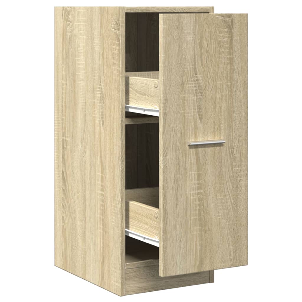 vidaXL Apothecary Cabinet Sonoma Oak 30x41x77,5 cm Engineered Wood 2