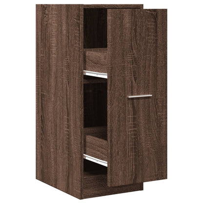 vidaXL Apothecary Cabinet Brown Oak 30x41x77,5 cm Engineered Wood 2