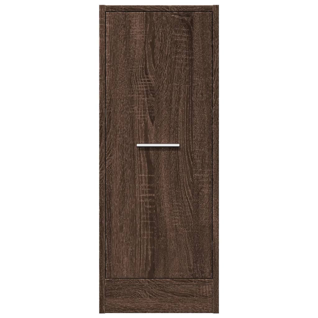 vidaXL Apothecary Cabinet Brown Oak 30x41x77,5 cm Engineered Wood 5