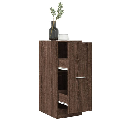 vidaXL Apothecary Cabinet Brown Oak 30x41x77,5 cm Engineered Wood 1