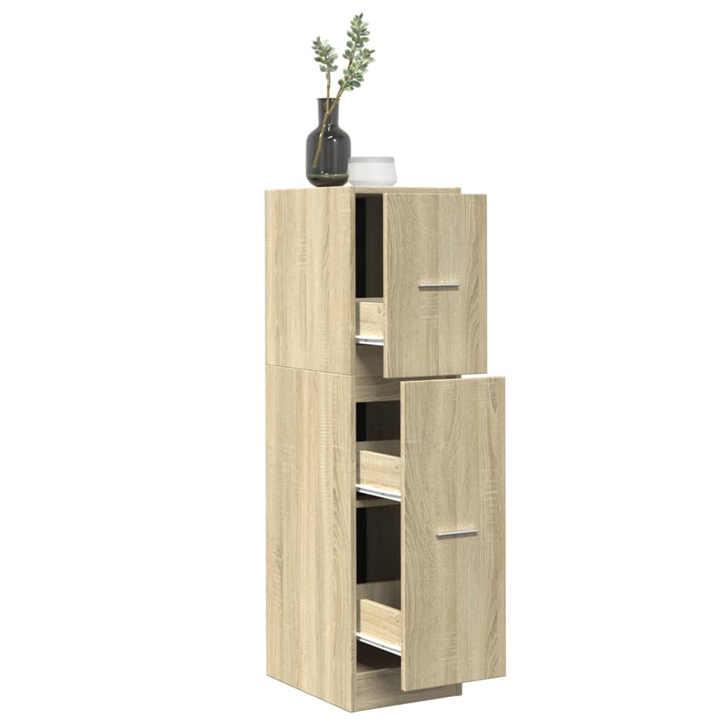 vidaXL Apothecary Cabinet 30x41x118 cm Engineered Wood