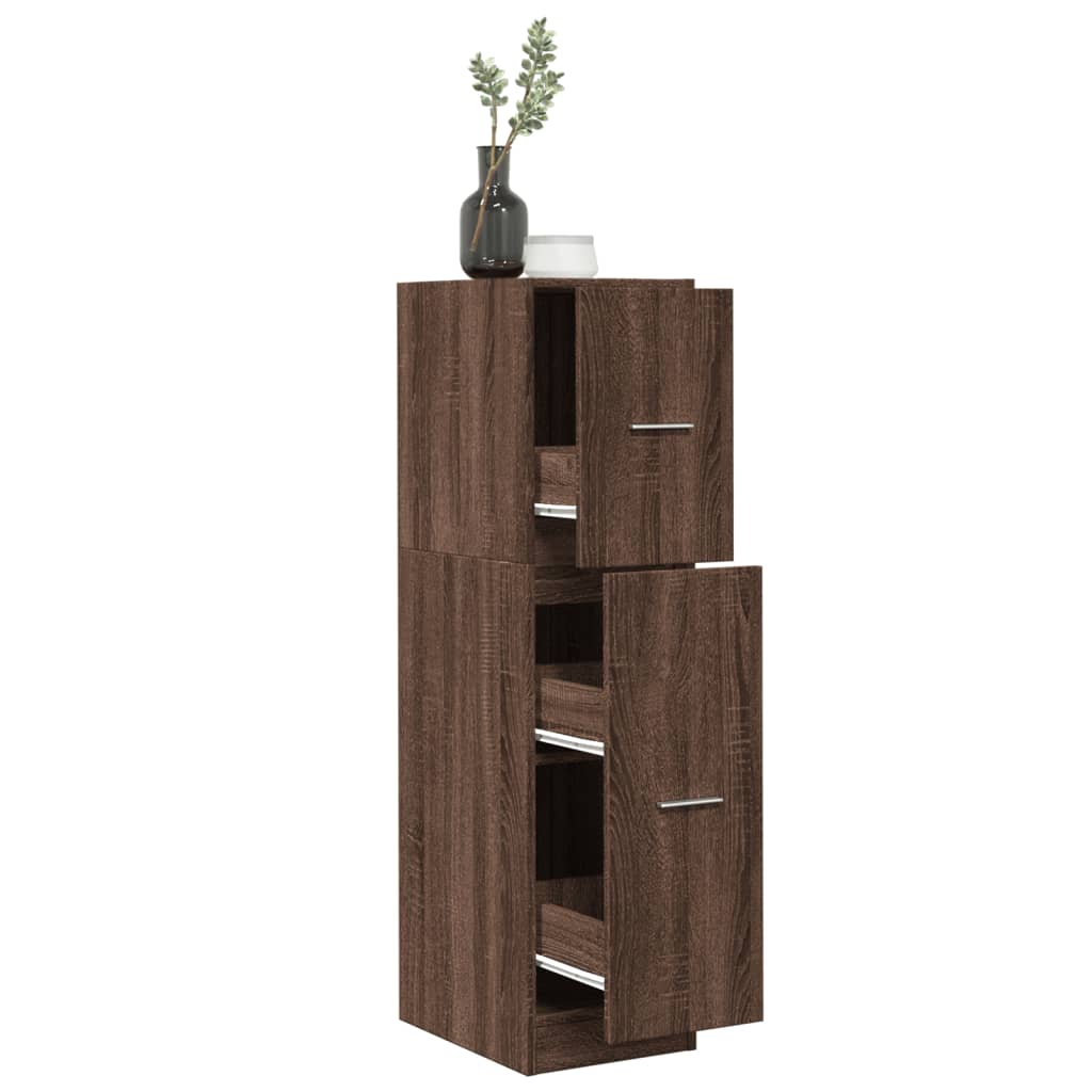 vidaXL Apothecary Cabinet 30x41x118 cm Engineered Wood