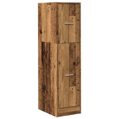 vidaXL Apothecary Cabinet Old Wood 30x41x118 cm Engineered Wood 4