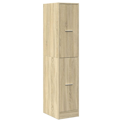 vidaXL Apothecary Cabinet Sonoma Oak 30x41x144,5 cm Engineered Wood 4