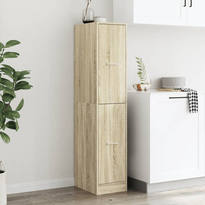 vidaXL Apothecary Cabinet Sonoma Oak 30x41x144,5 cm Engineered Wood 3