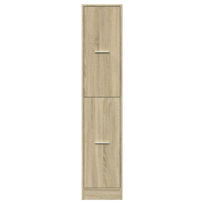 vidaXL Apothecary Cabinet Sonoma Oak 30x41x144,5 cm Engineered Wood 5