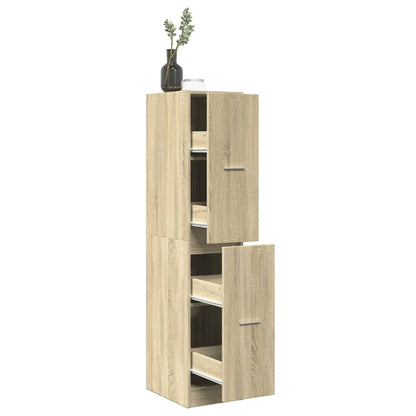 vidaXL Apothecary Cabinet Sonoma Oak 30x41x144,5 cm Engineered Wood 1