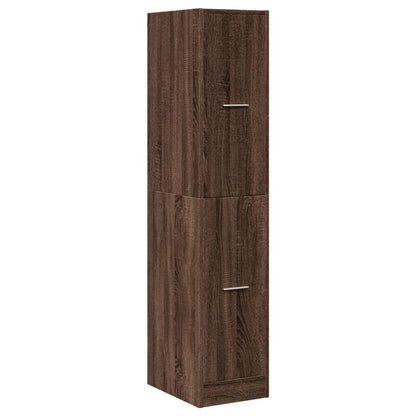 vidaXL Apothecary Cabinet Brown Oak 30x41x144,5 cm Engineered Wood 4