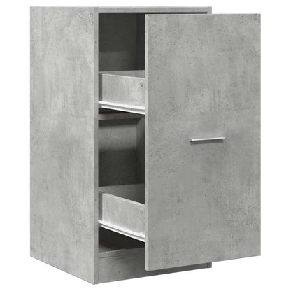 vidaXL Apothecary Cabinet Concrete Grey 40x41x77,5 cm Engineered Wood 2
