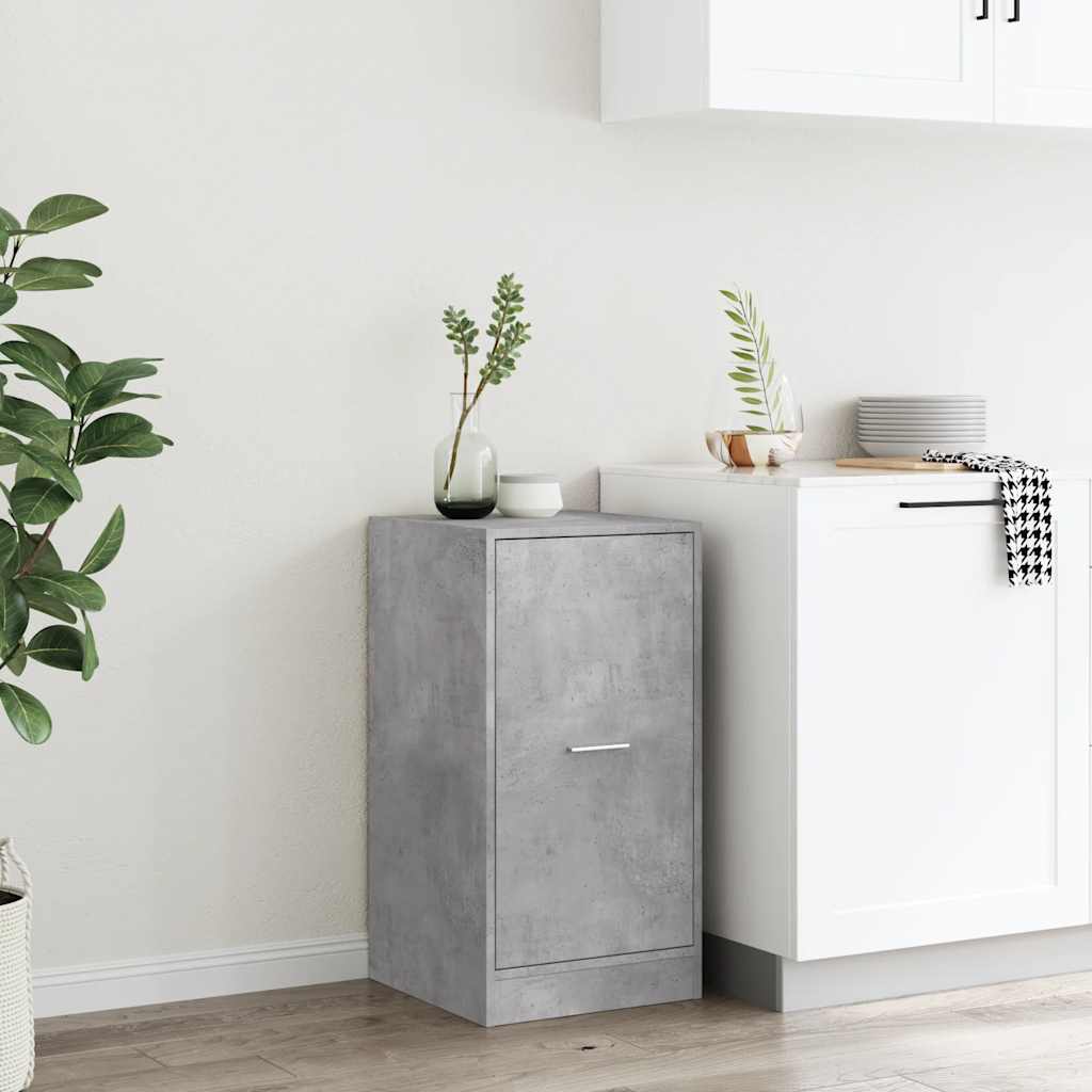 vidaXL Apothecary Cabinet Concrete Grey 40x41x77,5 cm Engineered Wood 3