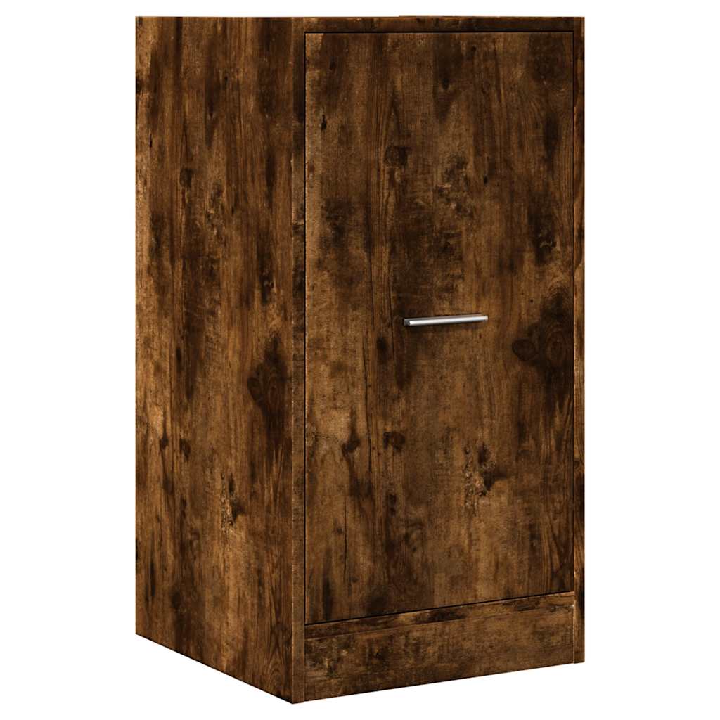 vidaXL Apothecary Cabinet Smoked Oak 40x41x77,5 cm Engineered Wood 4