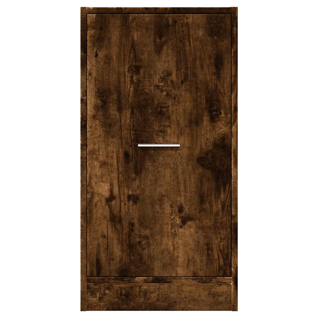 vidaXL Apothecary Cabinet Smoked Oak 40x41x77,5 cm Engineered Wood 5