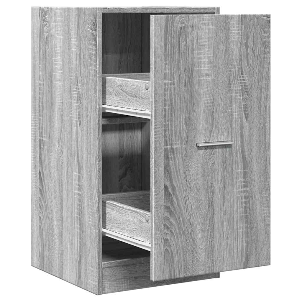 vidaXL Apothecary Cabinet Grey Sonoma 40x41x77,5 cm Engineered Wood 2