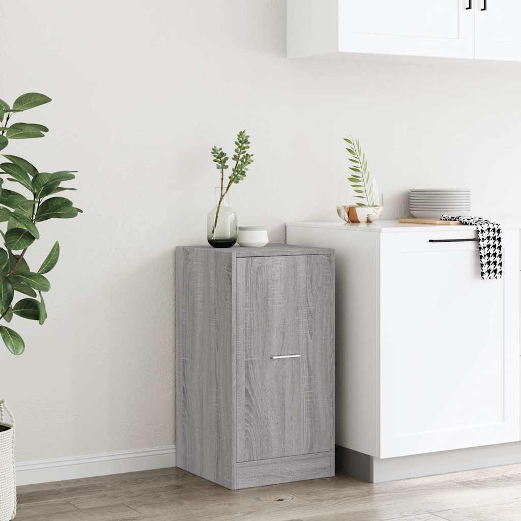 vidaXL Apothecary Cabinet Grey Sonoma 40x41x77,5 cm Engineered Wood 3