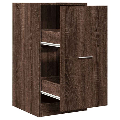 vidaXL Apothecary Cabinet Brown Oak 40x41x77,5 cm Engineered Wood 2