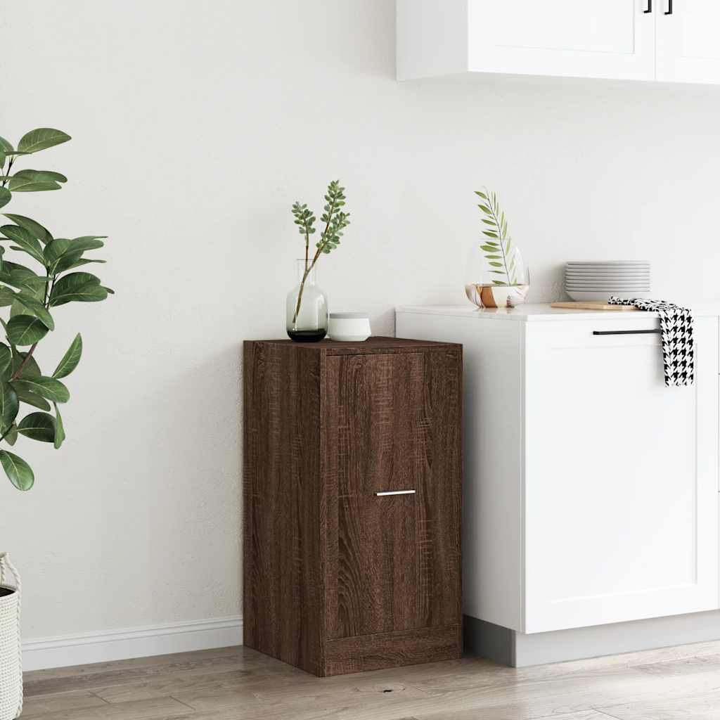 vidaXL Apothecary Cabinet Brown Oak 40x41x77,5 cm Engineered Wood 3