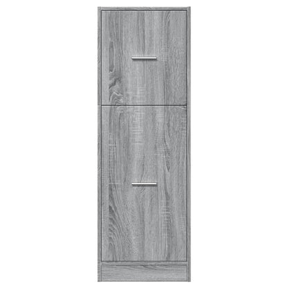 vidaXL Apothecary Cabinet Grey Sonoma 40x41x118 cm Engineered Wood 5