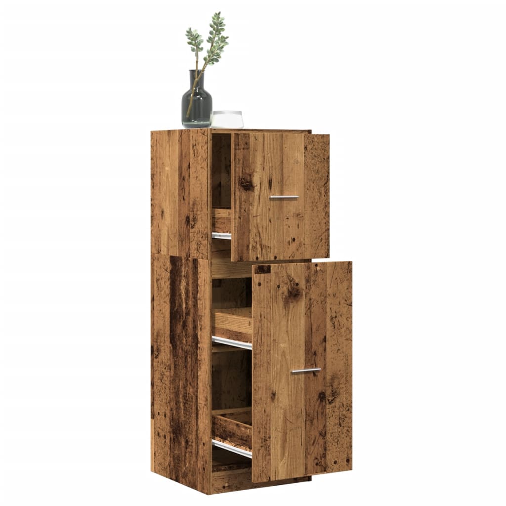 vidaXL Apothecary Cabinet 40x41x118 cm Engineered Wood