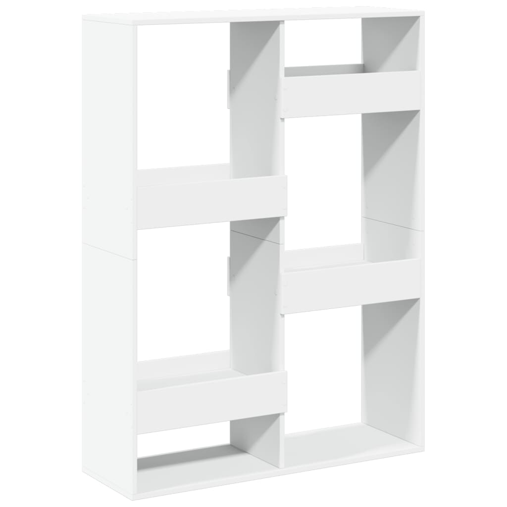 vidaXL Bookcase White 100x33x135 cm Engineered Wood 2