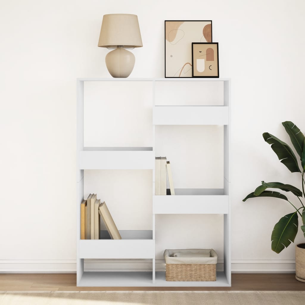 vidaXL Bookcase White 100x33x135 cm Engineered Wood 3