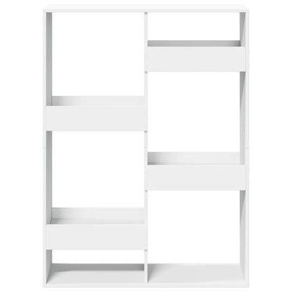 vidaXL Bookcase White 100x33x135 cm Engineered Wood 4