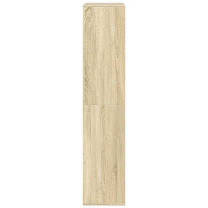 vidaXL Bookcase Sonoma Oak 100x33x155,5 cm Engineered Wood 6