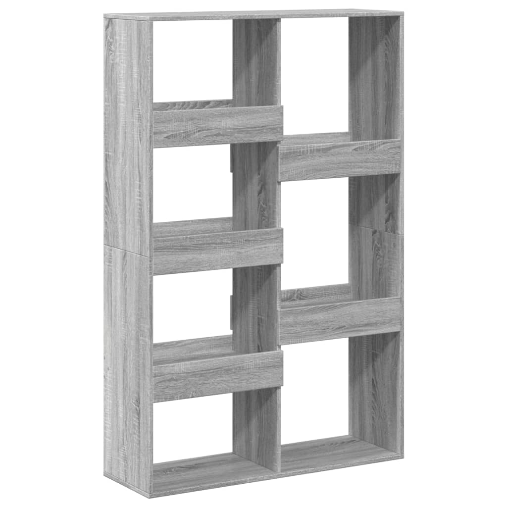 vidaXL Bookcase Grey Sonoma 100x33x155.5 cm Engineered Wood 2
