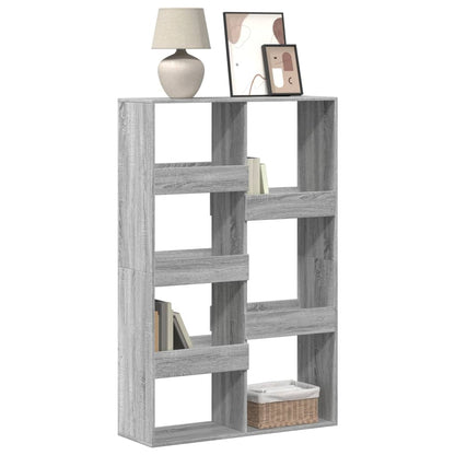 vidaXL Bookcase Grey Sonoma 100x33x155.5 cm Engineered Wood 1