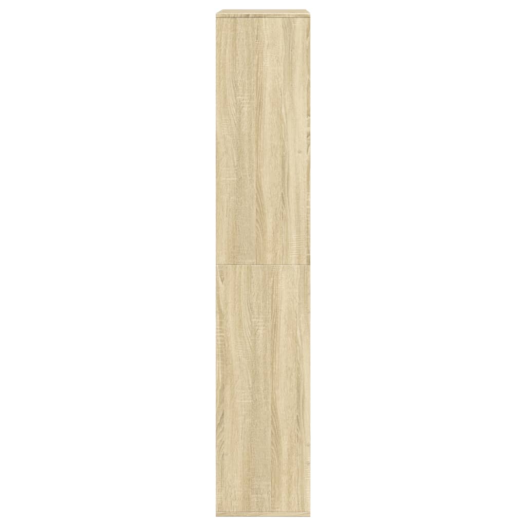 vidaXL Bookcase Sonoma Oak 100x33x175 cm Engineered Wood 5