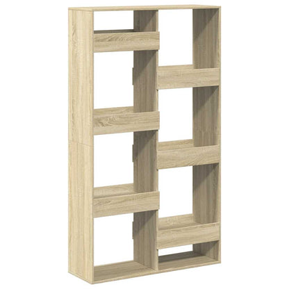 vidaXL Bookcase Sonoma Oak 100x33x175 cm Engineered Wood 6