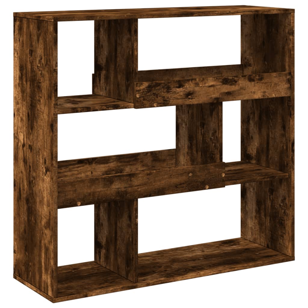 vidaXL Room Divider Smoked Oak 100x33x94.5 cm Engineered Wood 2
