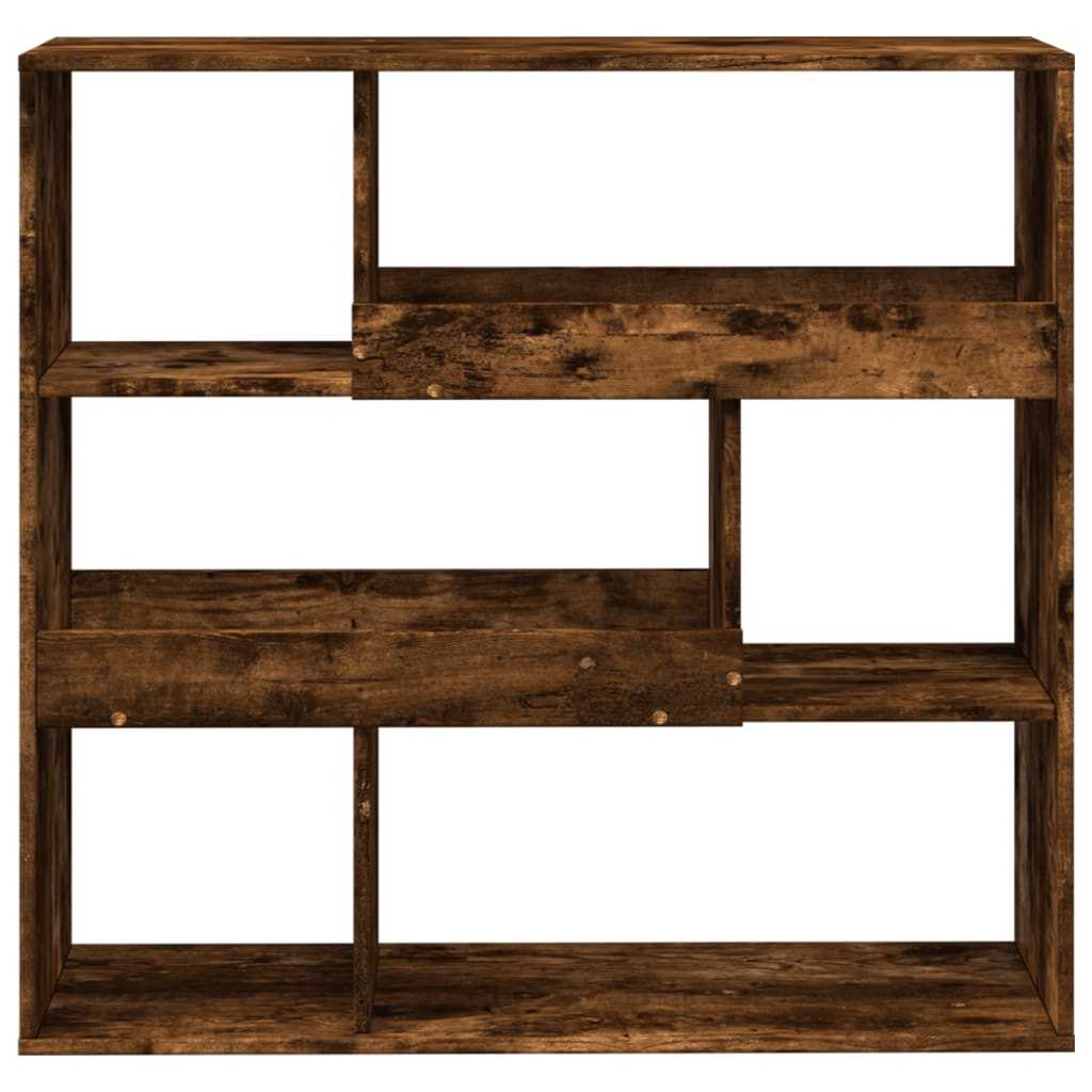 vidaXL Room Divider Smoked Oak 100x33x94.5 cm Engineered Wood 4