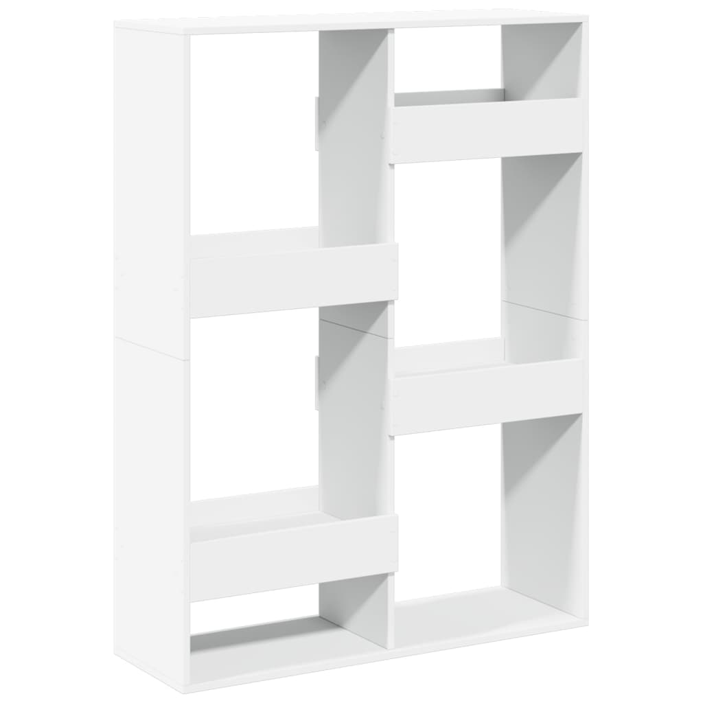 vidaXL Room Divider White 100x33x135 cm Engineered Wood 2