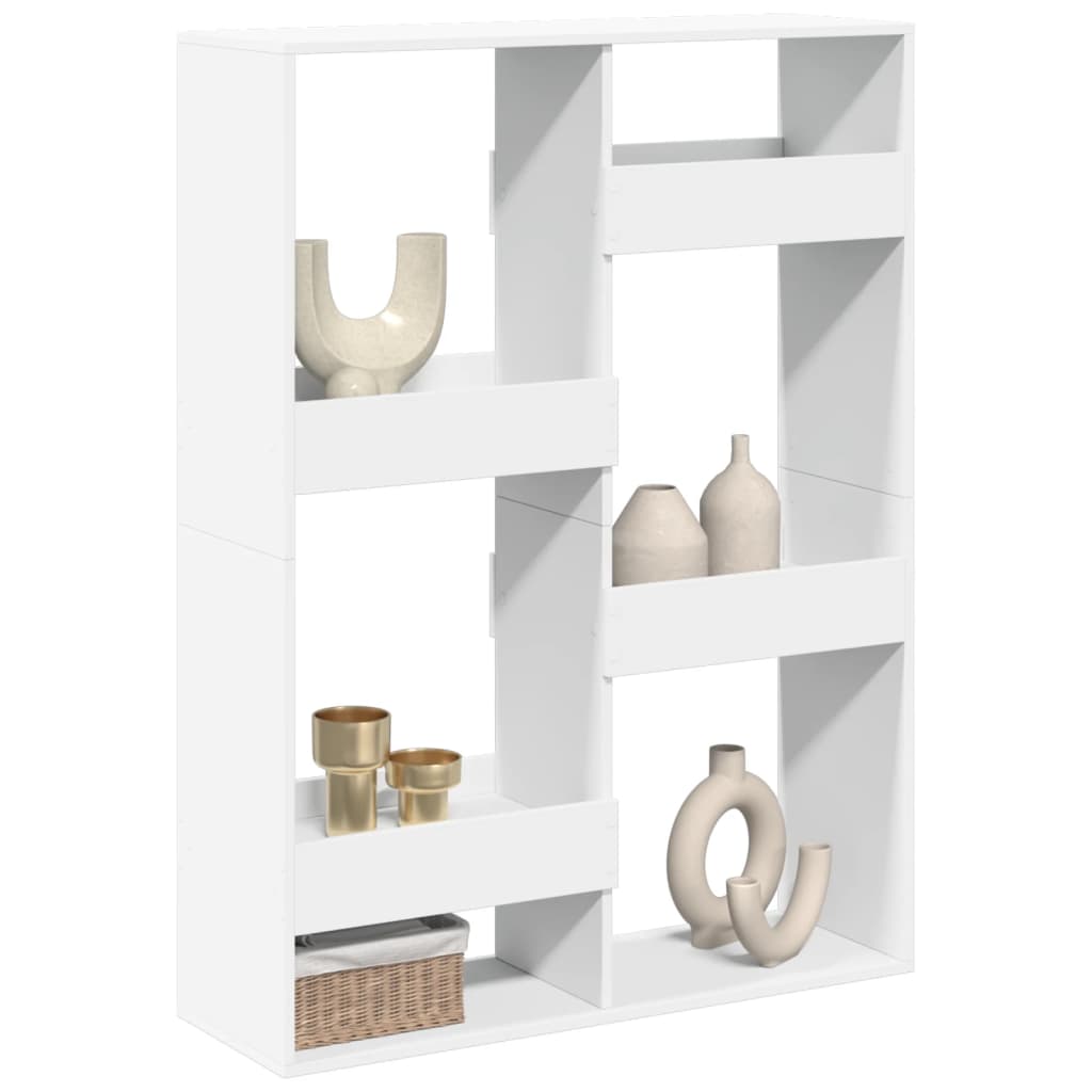 vidaXL Room Divider White 100x33x135 cm Engineered Wood 3