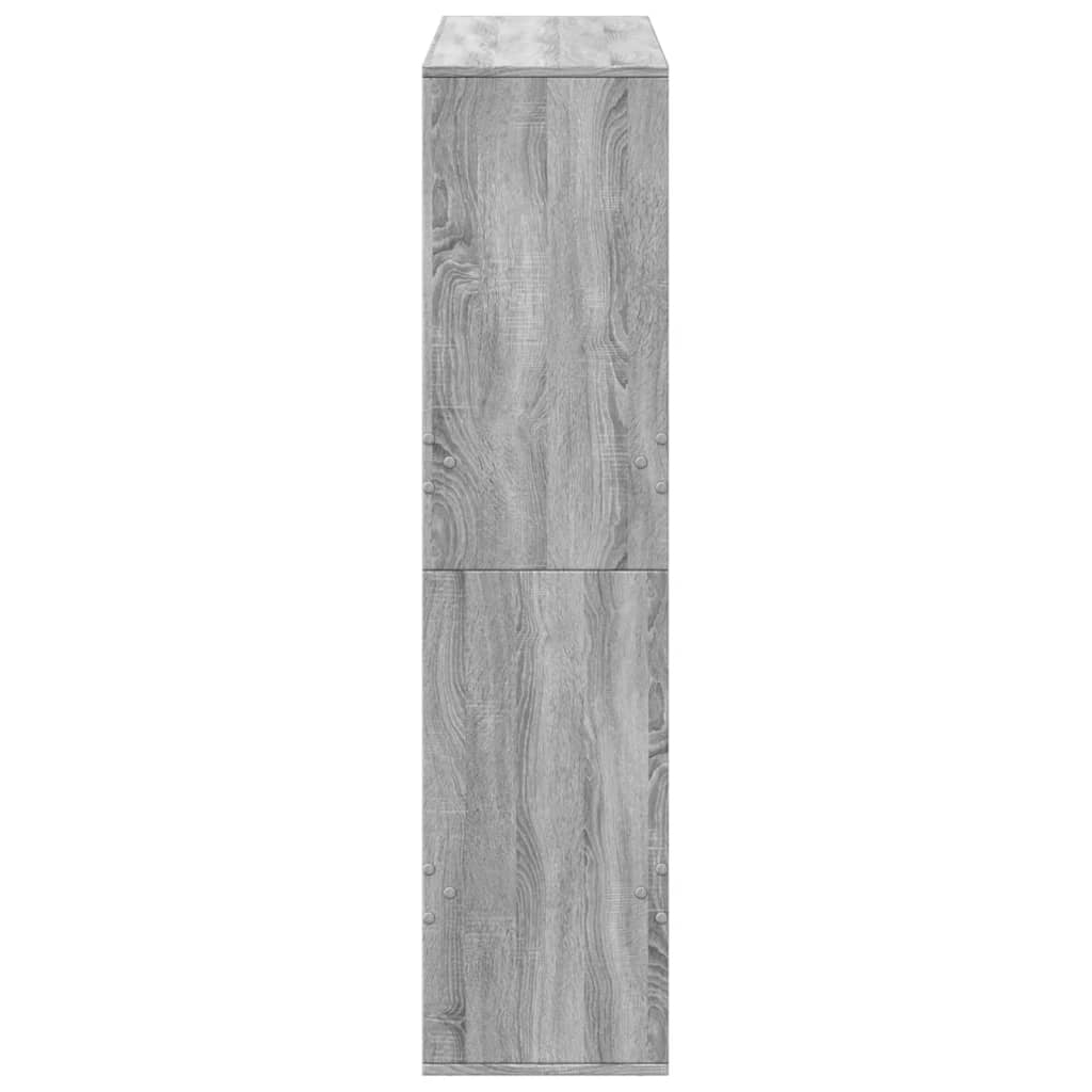 vidaXL Room Divider Grey Sonoma 100x33x135 cm Engineered Wood 5