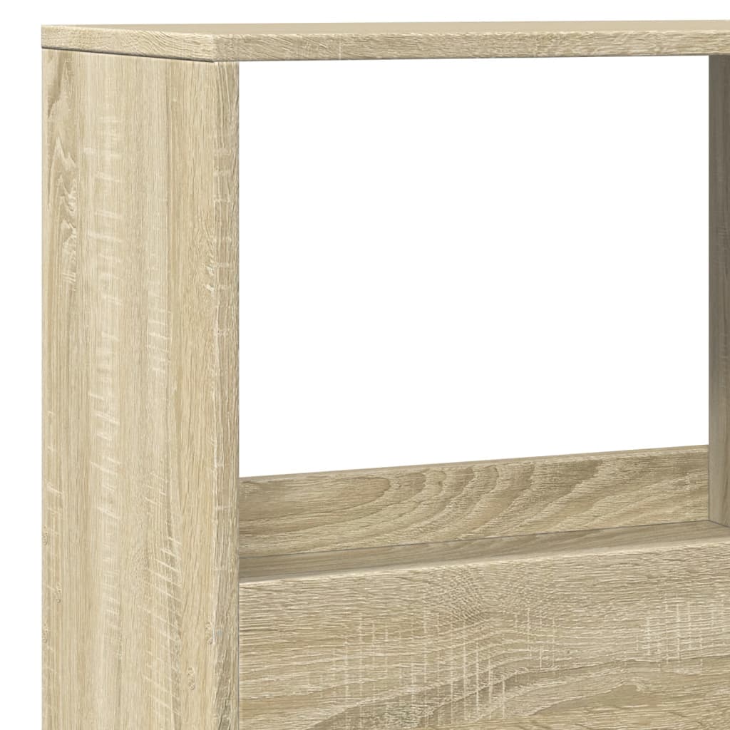 vidaXL Room Divider Sonoma Oak 100x33x155,5 cm Engineered Wood 6
