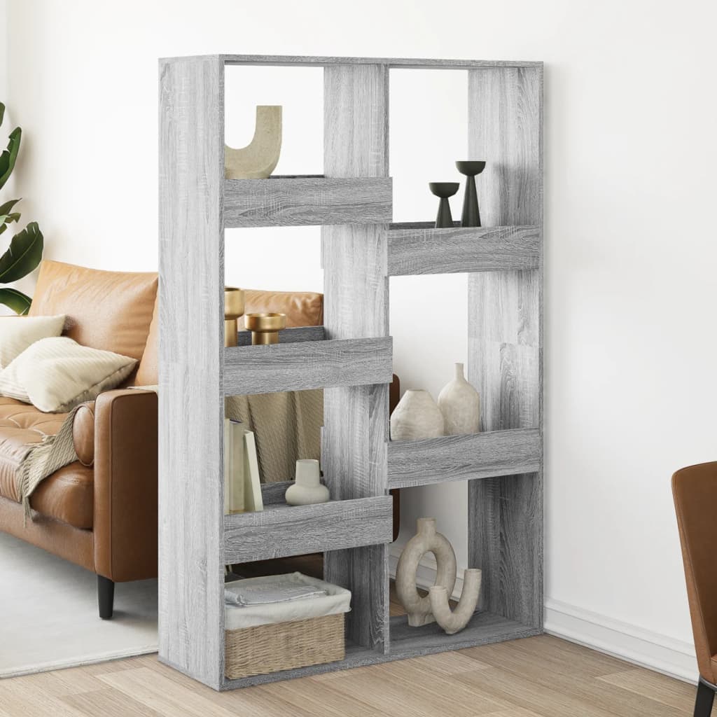 vidaXL Room Divider Grey Sonoma 100x33x155.5 cm Engineered Wood 1