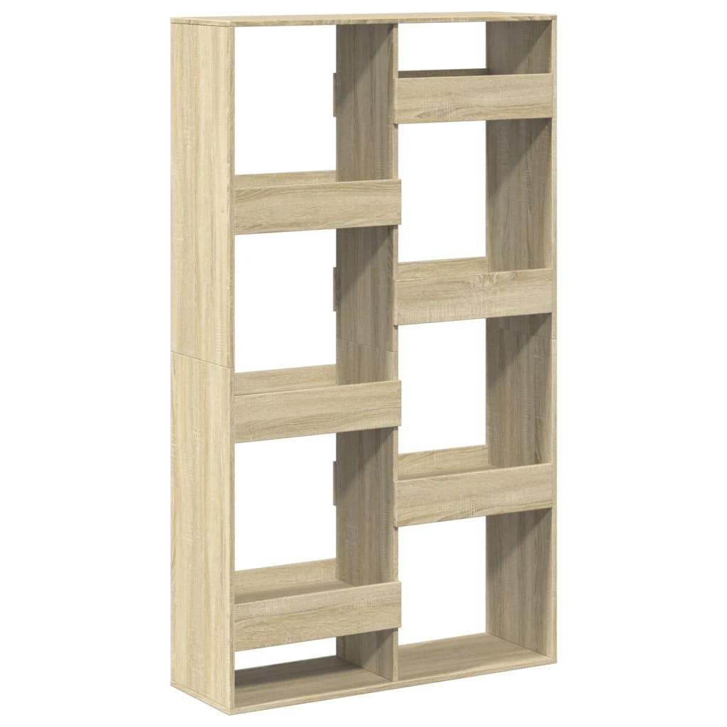 vidaXL Room Divider Sonoma Oak 100x33x175 cm Engineered Wood 2