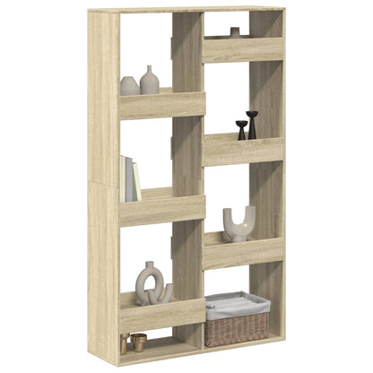 vidaXL Room Divider Sonoma Oak 100x33x175 cm Engineered Wood 3