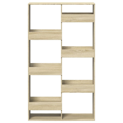 vidaXL Room Divider Sonoma Oak 100x33x175 cm Engineered Wood 4